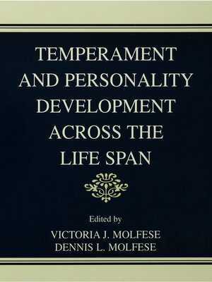 cover image of Temperament and Personality Development Across the Life Span